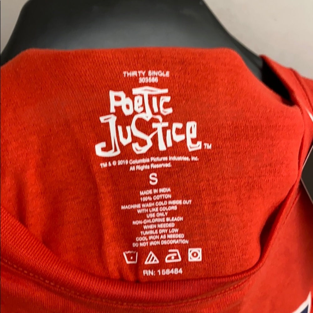 Men’s Poetic Justice Tupac Tee Small - Picture 6 of 6